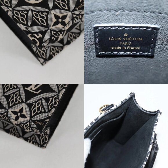 LOUIS VUITTON Pre Owned SINCE 1854 Petit Sac Plat 2way Black M80484 Auth 132612M - Picture 16 of 16